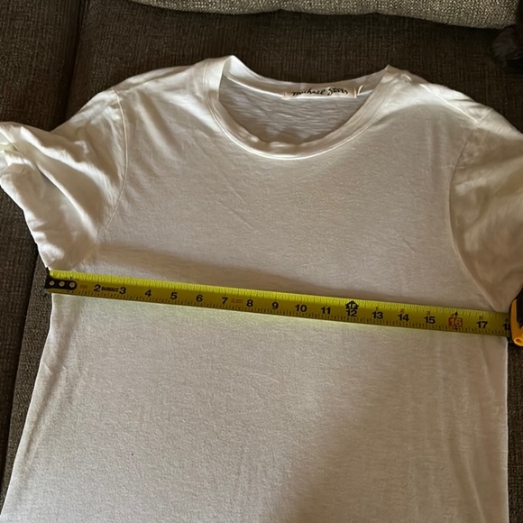 Bnwot Classic White T-Shirt by Michael Stars - Picture 7 of 9